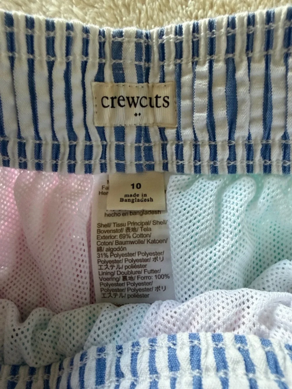 Crewcuts soft seersucker